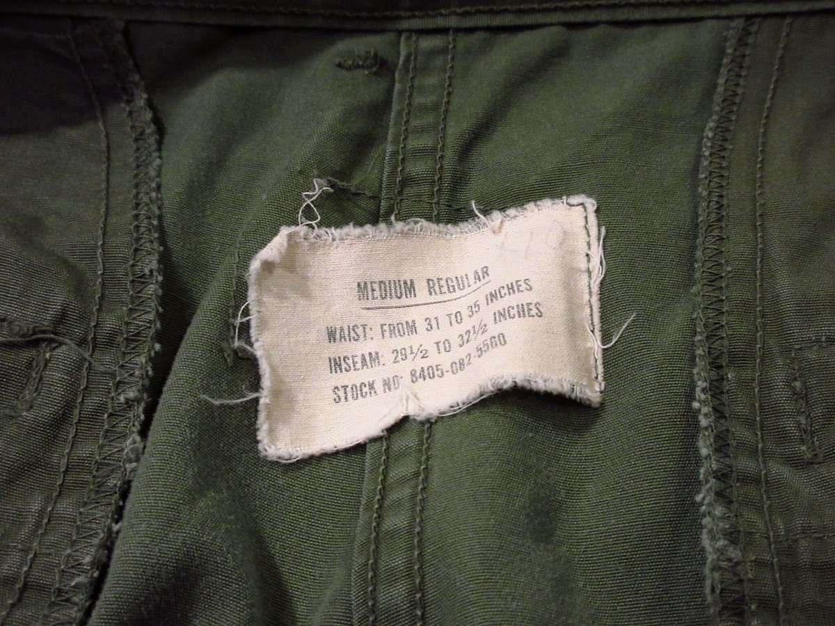 ジャングルファティーグパンツ 1st 実物 S-Regular デッドストック ジャングルファティーグパンツ 1st 実物 S-Regular デッドストック