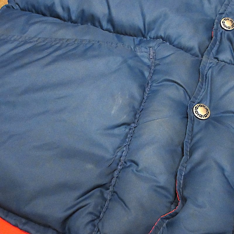 ビンテージ70's○RED HEADリバーシブルダウンベスト紺×赤○251124z2-m