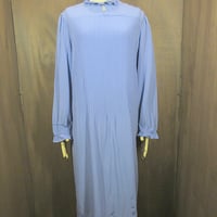 ビンテージ70's●Lmagninシルク長袖ワンピースsize 16●250306j3-w-lsdrs古着1970sレディース