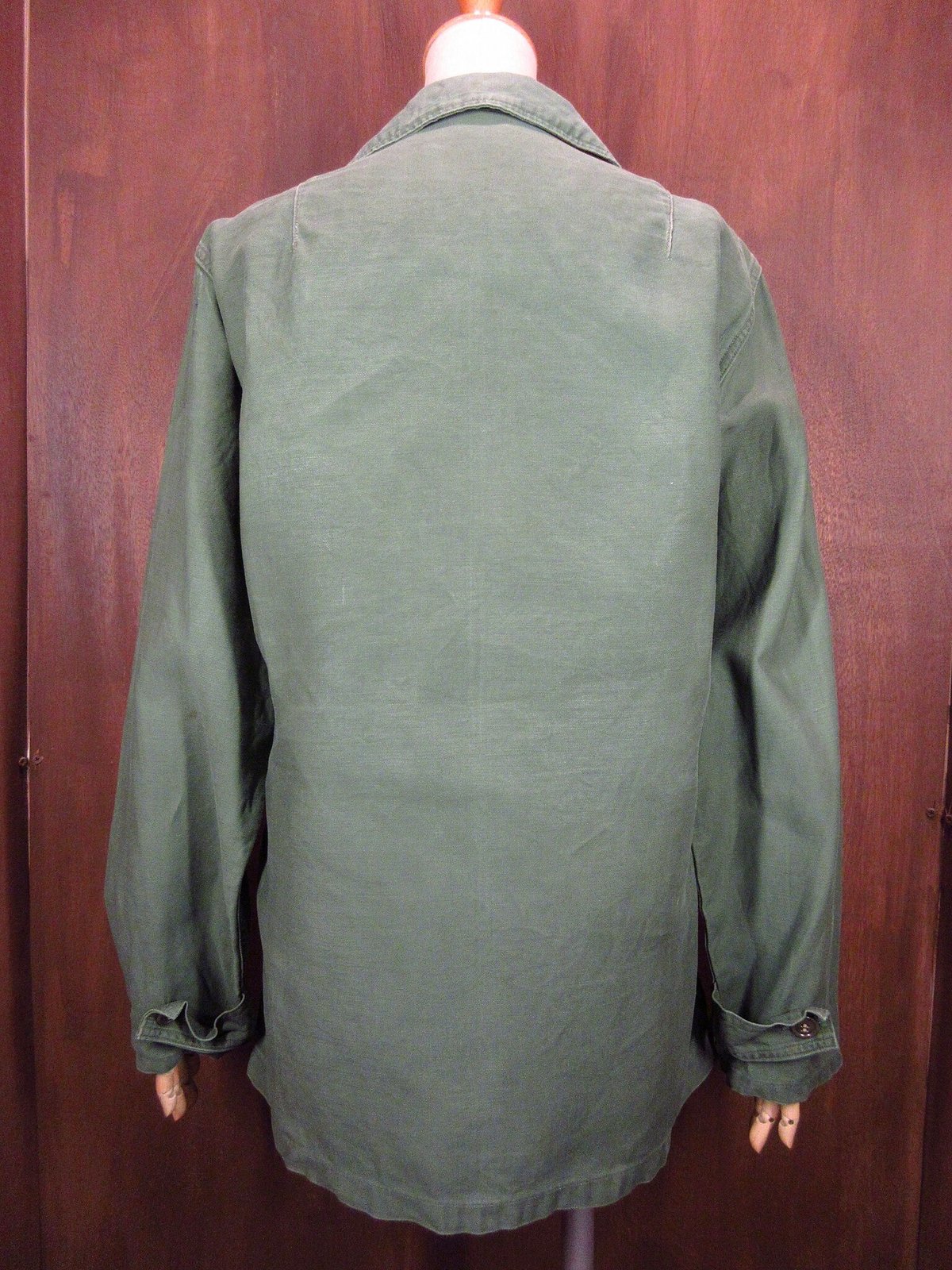 ビンテージ60's○U.S.ARMY OG-107コットンサテンユーティリティ