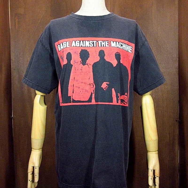 ビンテージ90's○RAGE AGAINST THE MACHINE Tシャツ黒 M○2102...