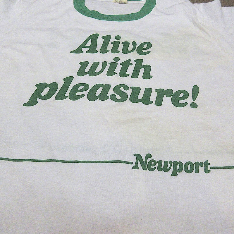 ビンテージ80's○DEADSTOCK alive with pleasure! Newpor
