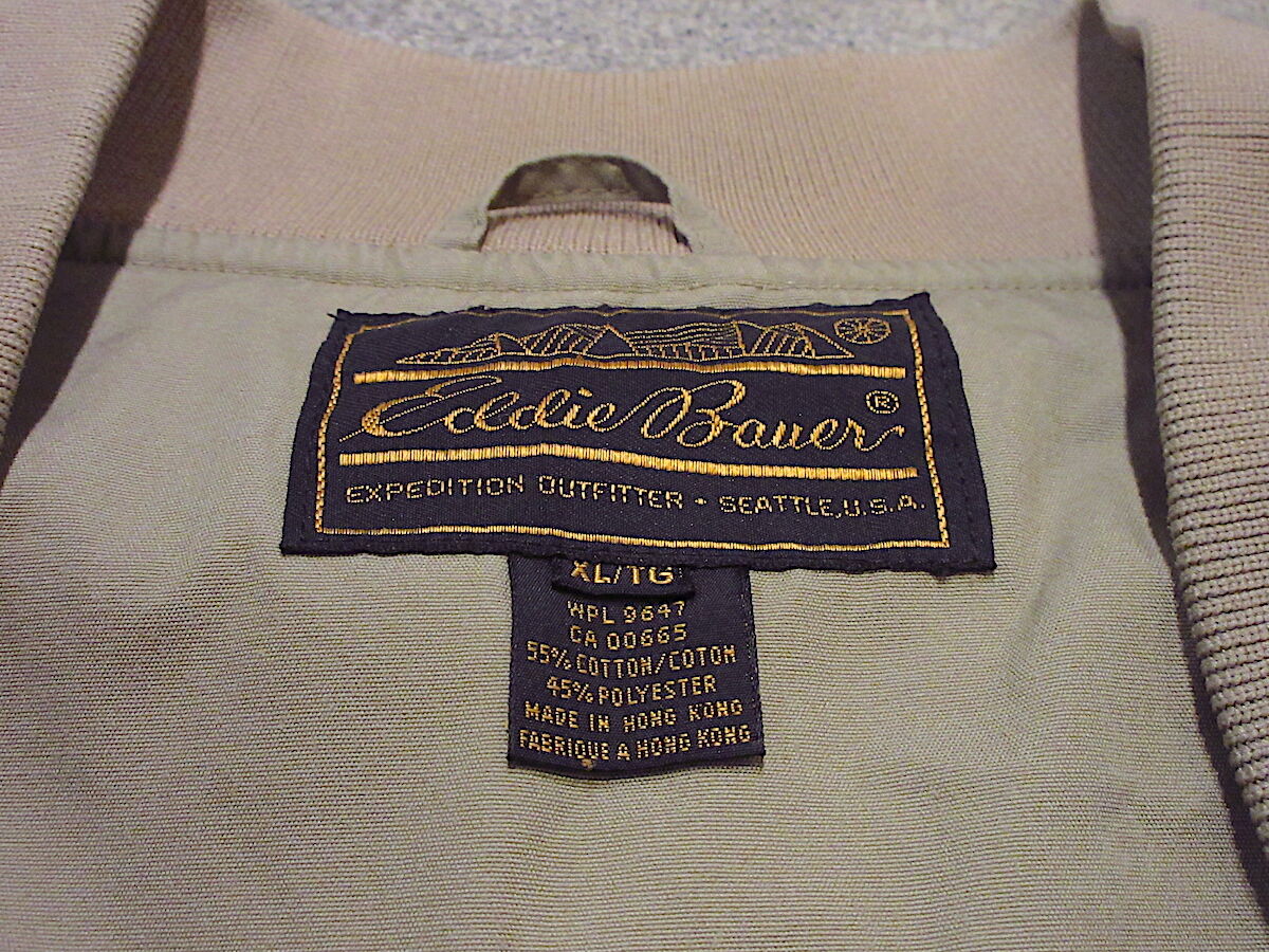 ビンテージ80's90's○Eddie Bauerフィッシングベストsize XL○22073