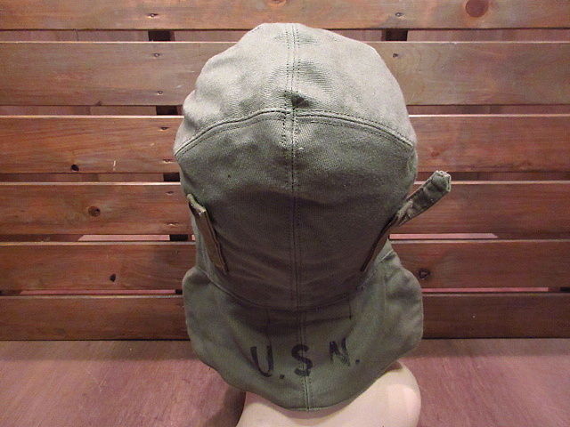 40s US NAVY レア　キャップ 40s US NAVY N-1 DECK CAP NAVY - MATIN, VINTAGE OUTFITTERS