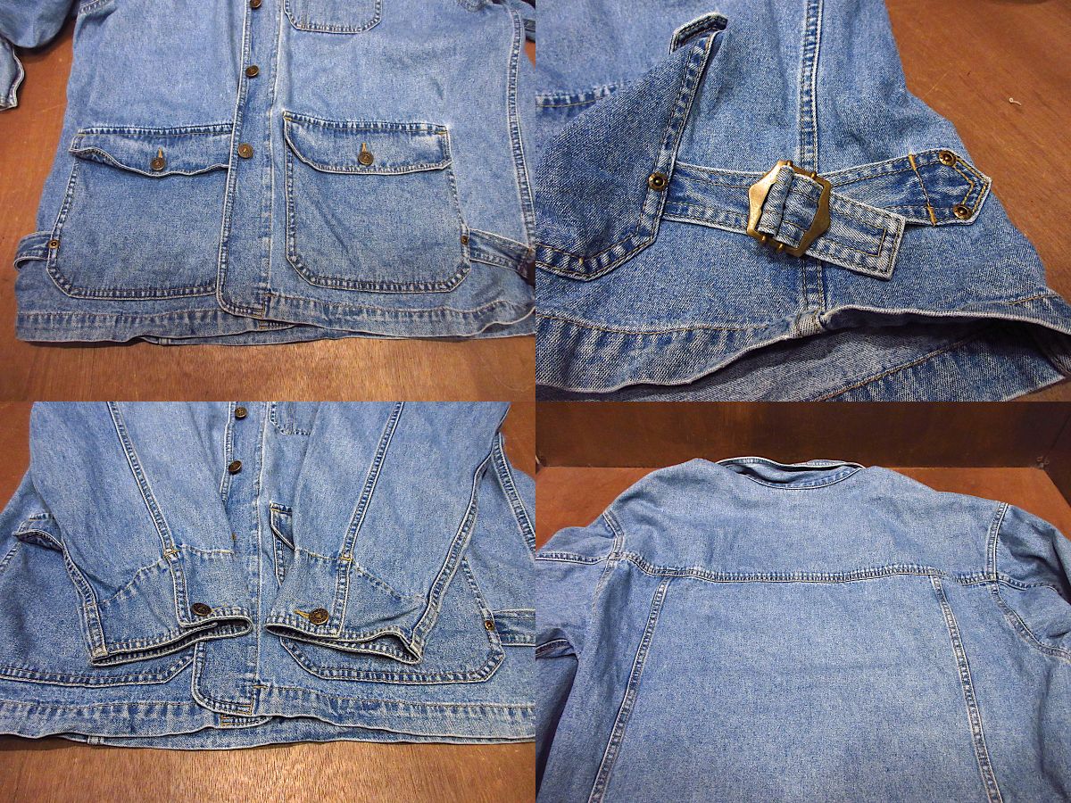 ビンテージ90's○Lizwearレディースデニムカバーオールsize L ビンテージ90's○Lizwearレディースデニムカバーオールsize L