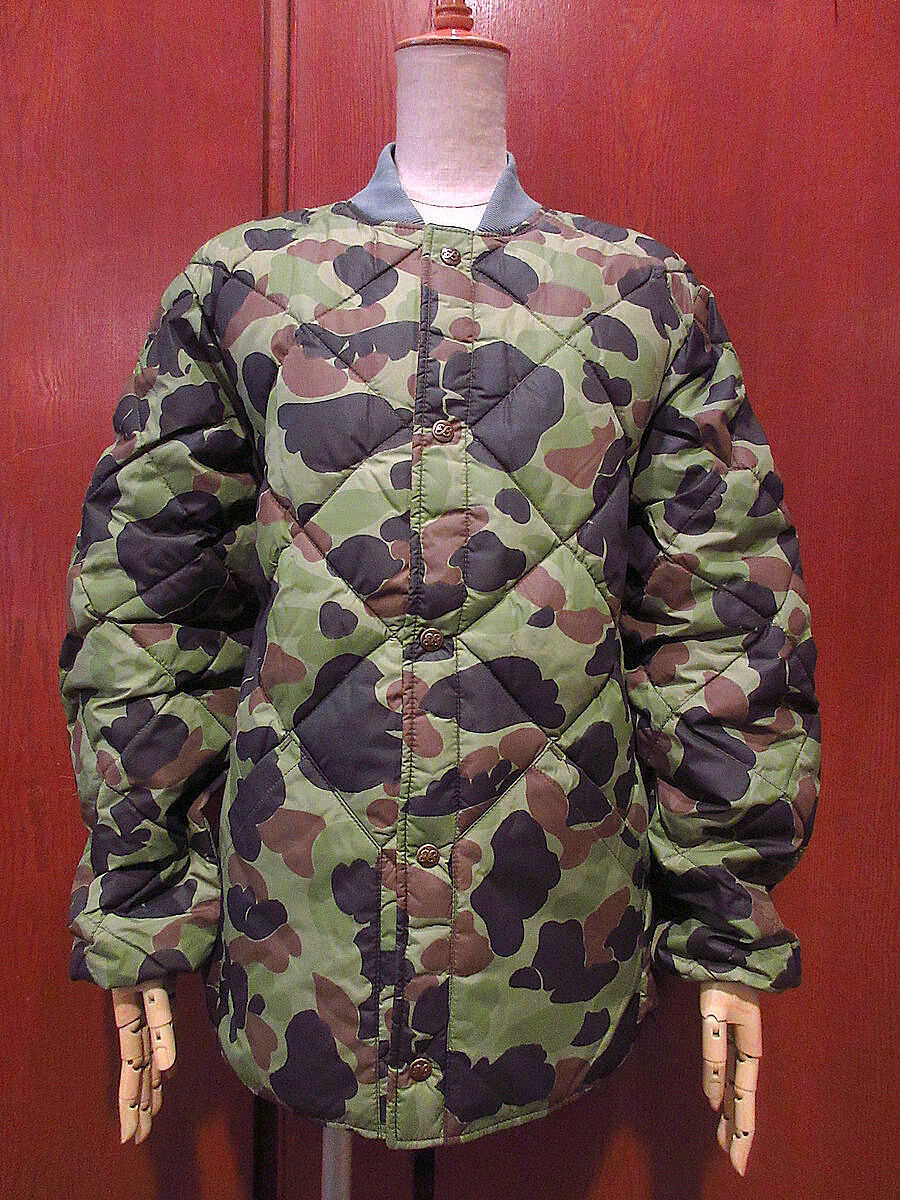 Eddie Bauer カモフラージュ　ダックハンター柄　70s 70s 70年代 エディバウアー ダックハンターカモ ダウン