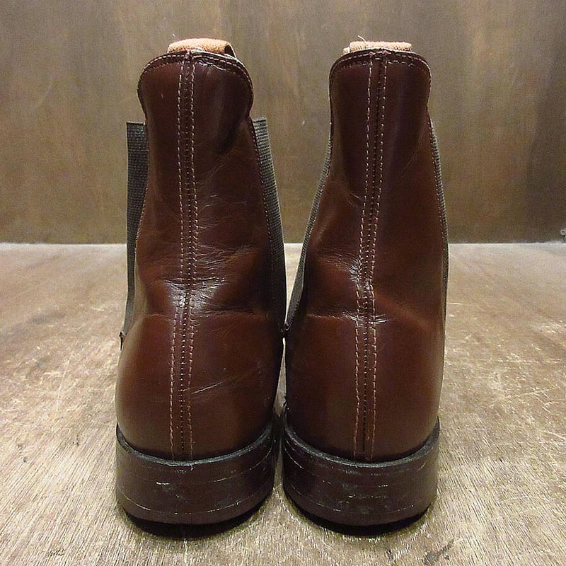 ビンテージ　サービスブーツ　STARBRAND　61/2？　極美品 ビンテージ70's○サイドゴアブーツ茶size 6 1/2○231003i2-m-bt-245