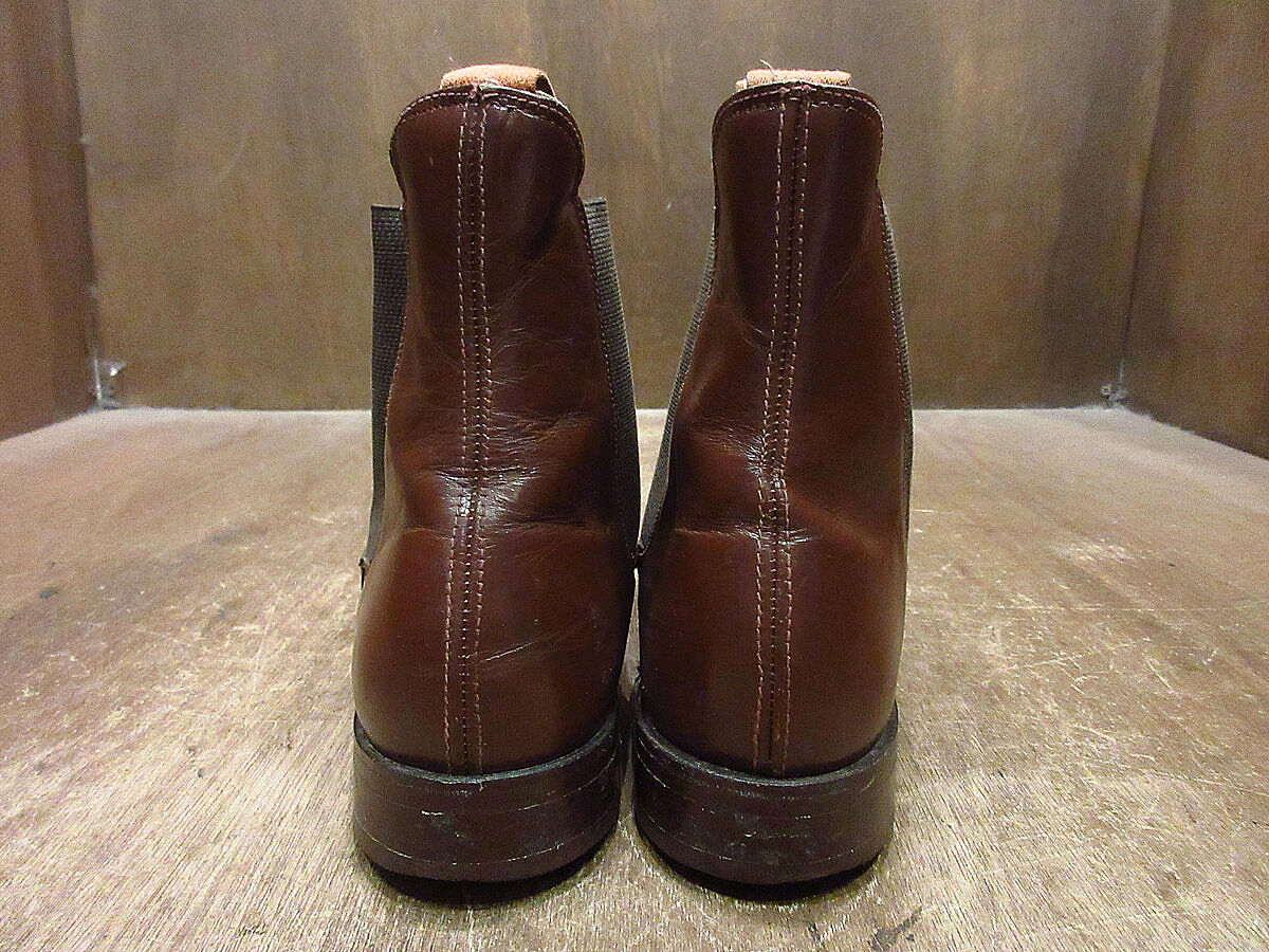 ビンテージ70's○サイドゴアブーツ茶size 6 1/2○231003i2-m-bt-245