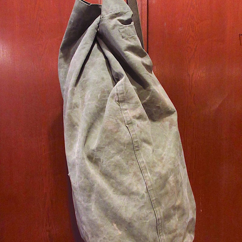 ビンテージ US キャンバス ダッフルバッグ 米軍 ミリタリー ステンシル ビンテージ US キャンバス ダッフルバッグ 米軍 ミリタリー