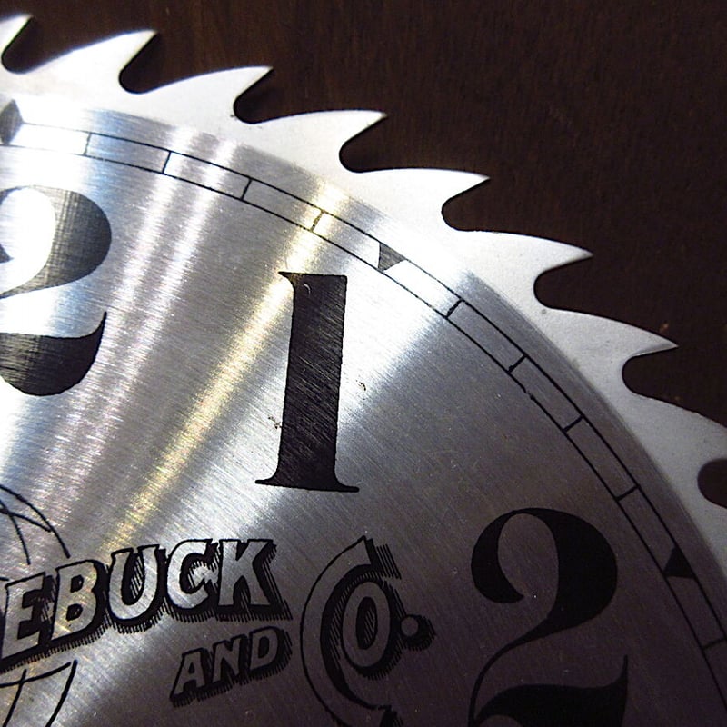 ビンテージ○SEARSソーブレードウォールクロック○220419i4-clk