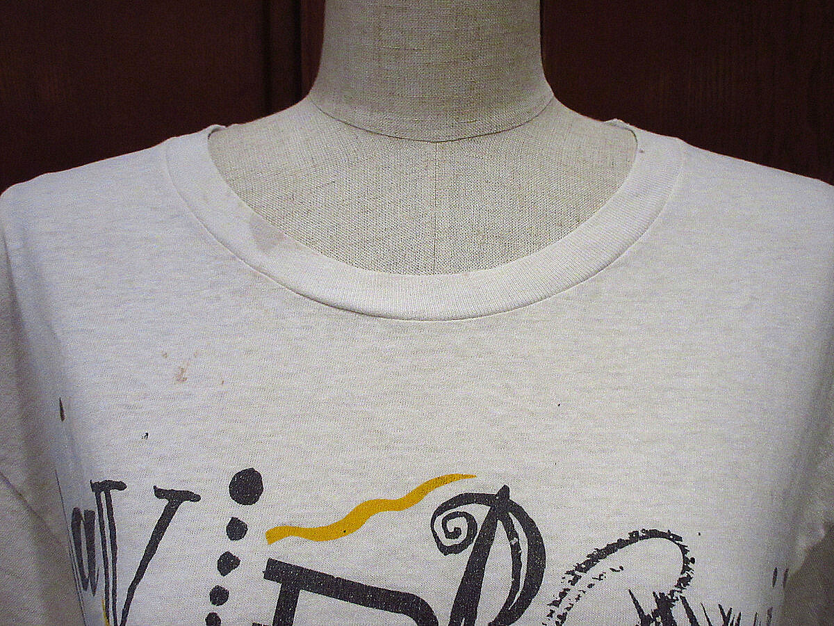 ビンテージ80's○David Bowie 1987年ツアーTシャツ白XL○220629i6-