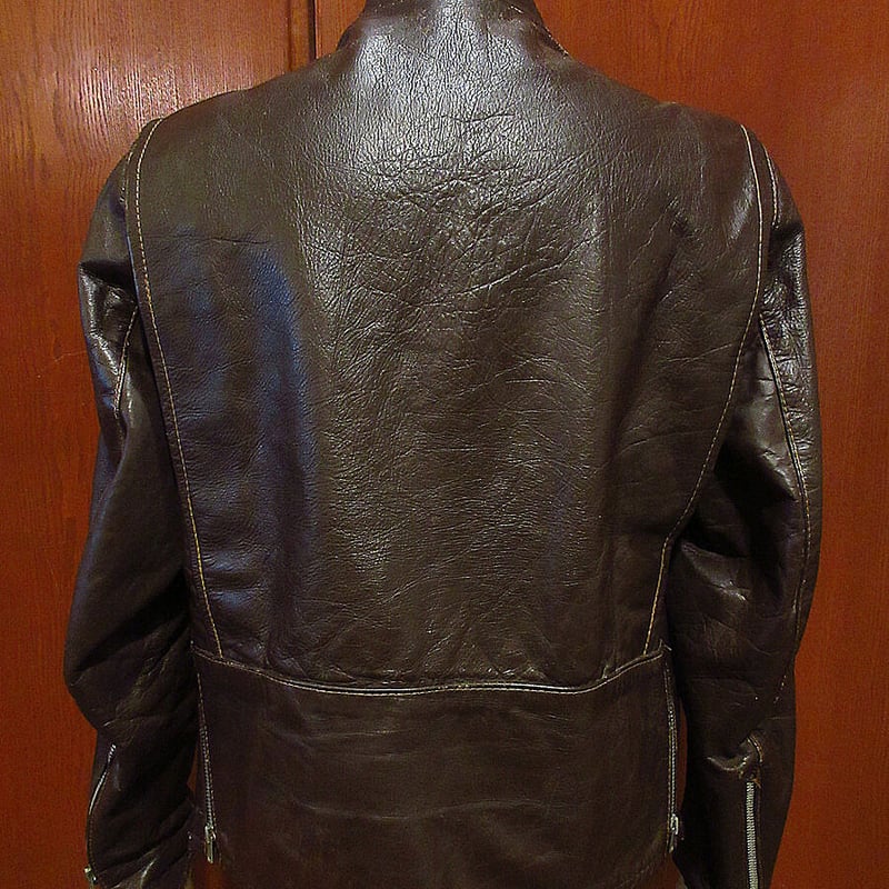 ビンテージ60's70's○BROOKSレディースシングルライダース ビンテージ60's70's○BROOKSレディースシングルライダース