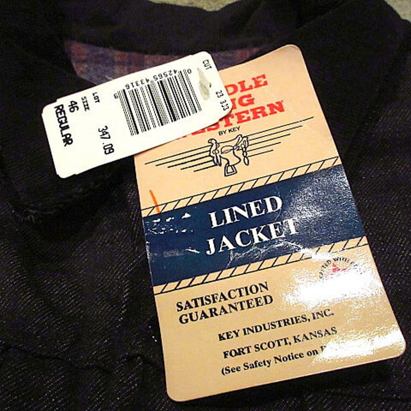 ビンテージ80's○DEADSTOCK SADDLE KING WESTERN裏地ブランケット ビンテージ80's○DEADSTOCK SADDLE KING WESTERN裏地ブランケット