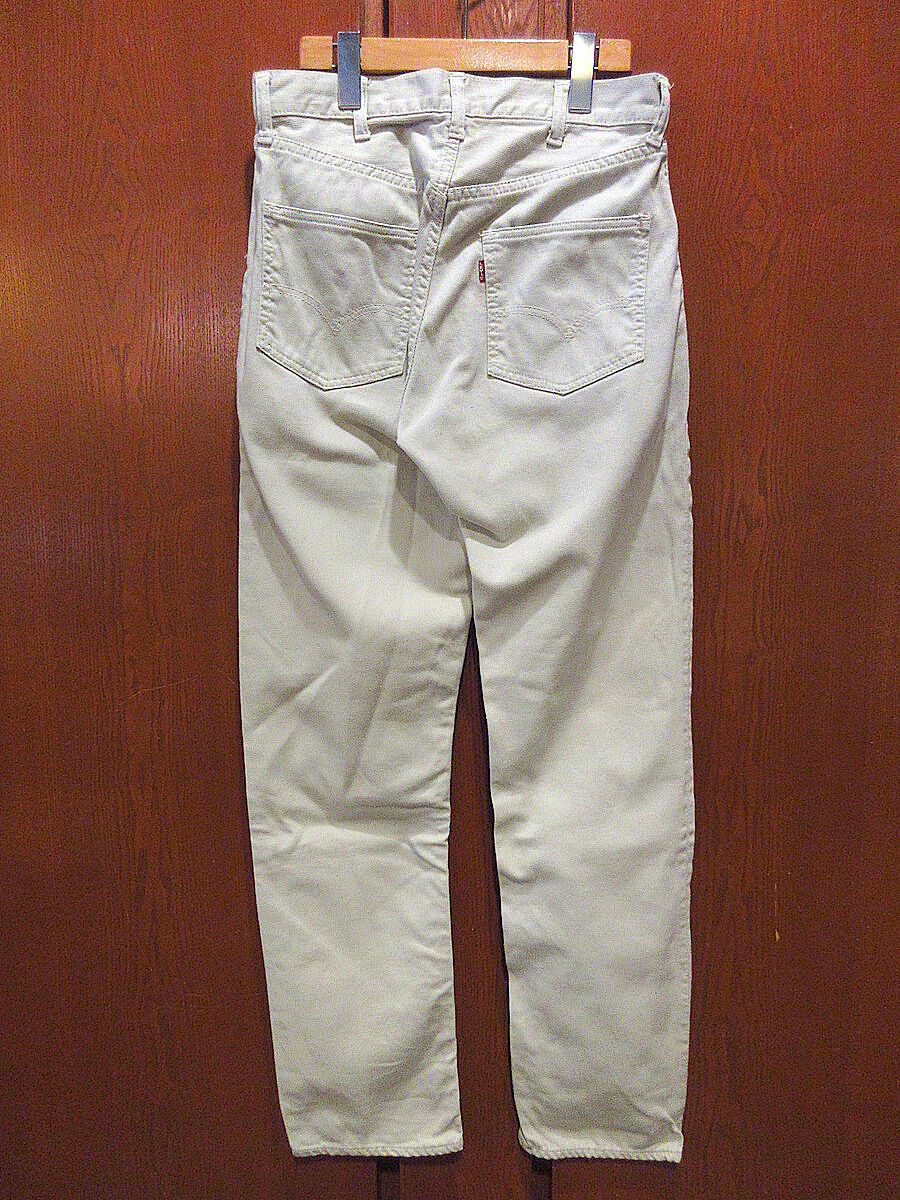 60s リーバイス 911B BIGE ヴィンテージ ビンテージ60's○Levi's 911B BIG EテーパードピケパンツW72cm