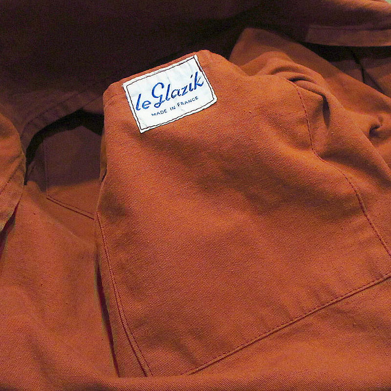 ビンテージ○le glazikプルオーバーフィッシャーマンスモック