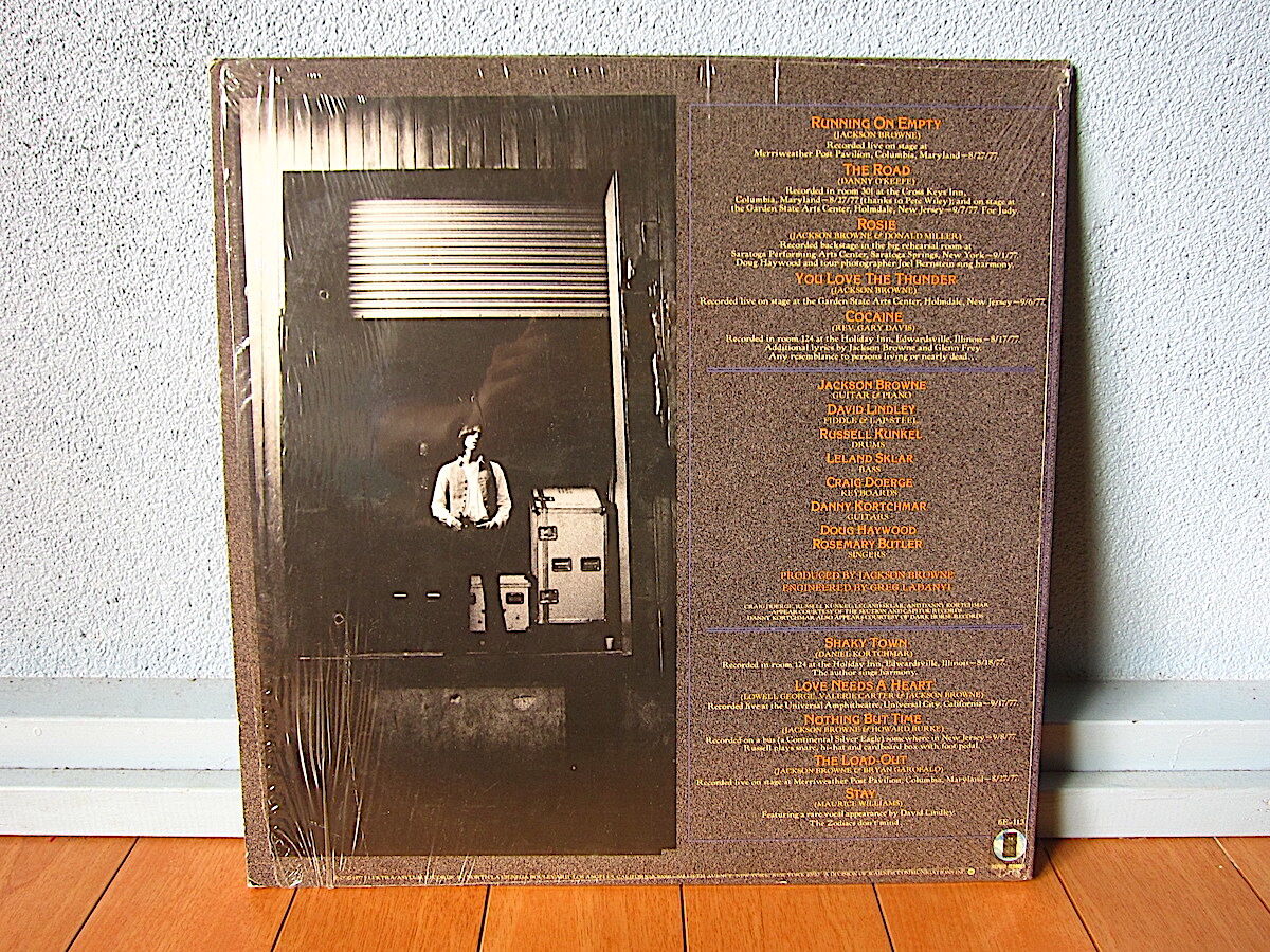 JACKSON BROWNE○RUNNING ON EMPTYシュリンク付きASYLUM RE