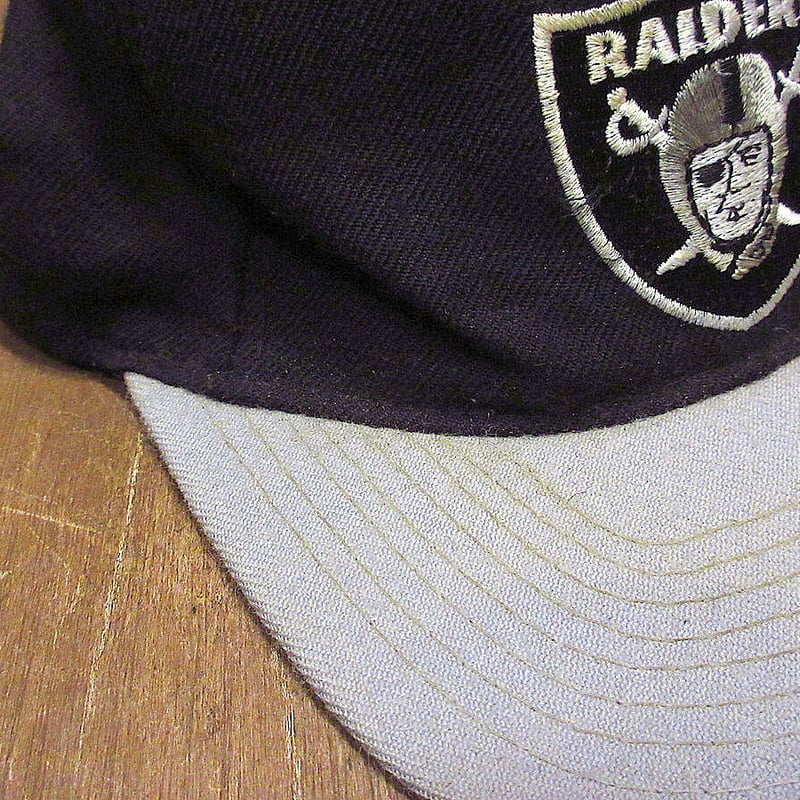 ビンテージ90's○STARTER NFL RAIDERSスナップバックウールキャップ