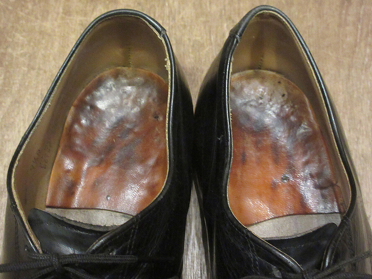 60s US NAVY サービスシューズ 6アイレット 10W 69年製 デッドストック U.S NAVY D.J.LEAVENWORTH 社製 6アイレット