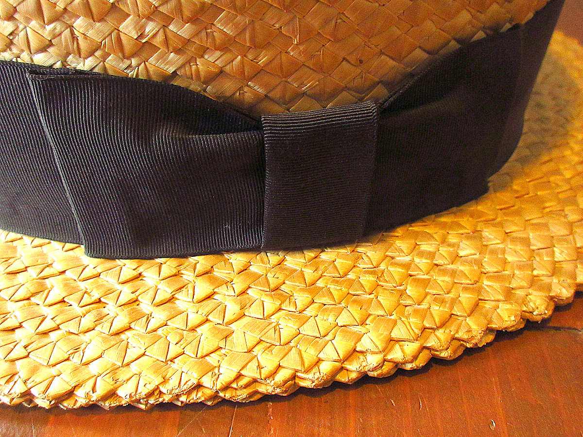 ビンテージ-50's○RESISTOLボーターハットsize 7 3/8○240629k7-m