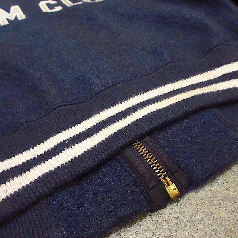 ビンテージ60's○Championタタキタグスタジアムジャケット紺size ビンテージ60's○Championタタキタグスタジアムジャケット紺size