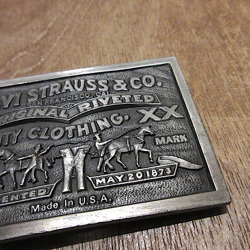 ビンテージ70's○Levi'sベルトバックル○250821z5-otaccリーバイス
