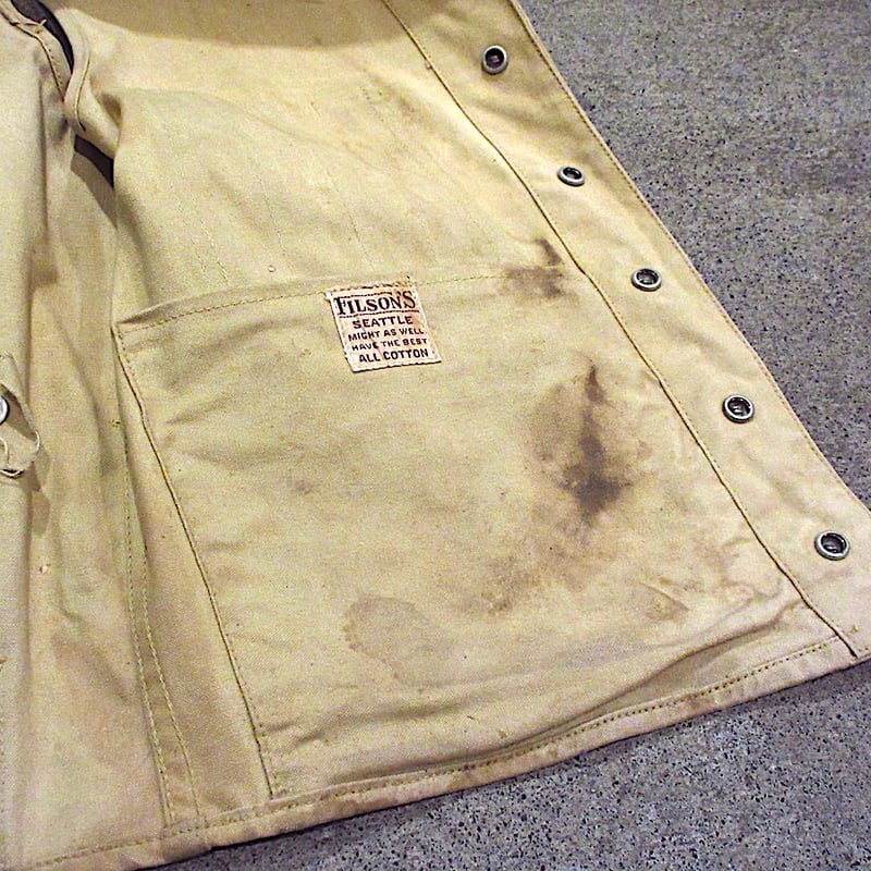 ビンテージ40's○FILSONダックハンティングベスト○250619z4-m