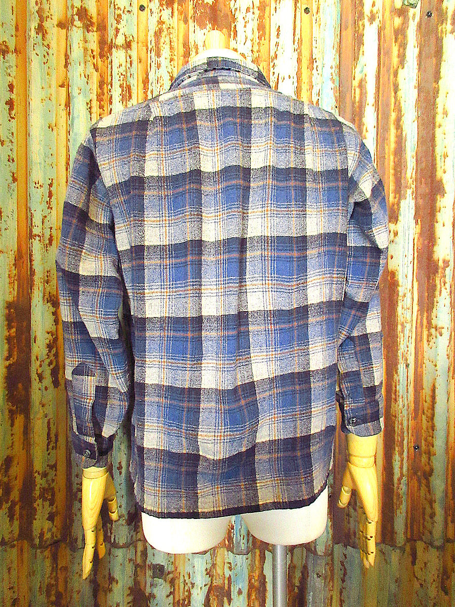 希少】70s Pendleton ペンドルトン ウールシャツ ループカラー 希少】70s Pendleton ペンドルトン ウールシャツ ループカラー