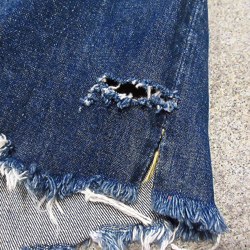 ビンテージ50's○Levi's 501XXカットオフデニムショーツ実寸W76cm