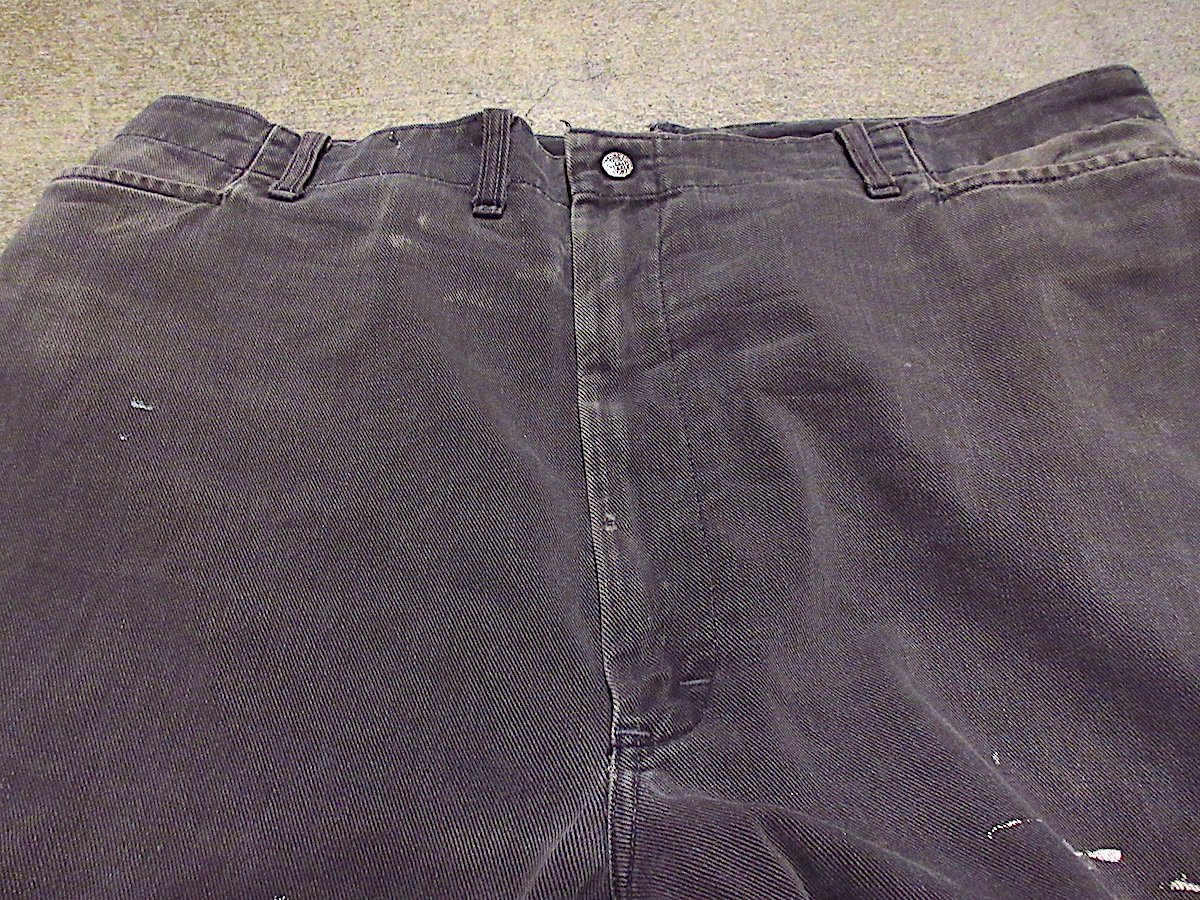 ビンテージ60's70's○Leeフリスコジーンズ黒実寸W106cm○231216m1-m-p