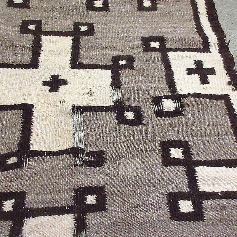 ビンテージ~40's○ナバホラグ約129cm×約81cm○240717i8-rug ビンテージ~40's○ナバホラグ約129cm×約81cm○240717i8-rug