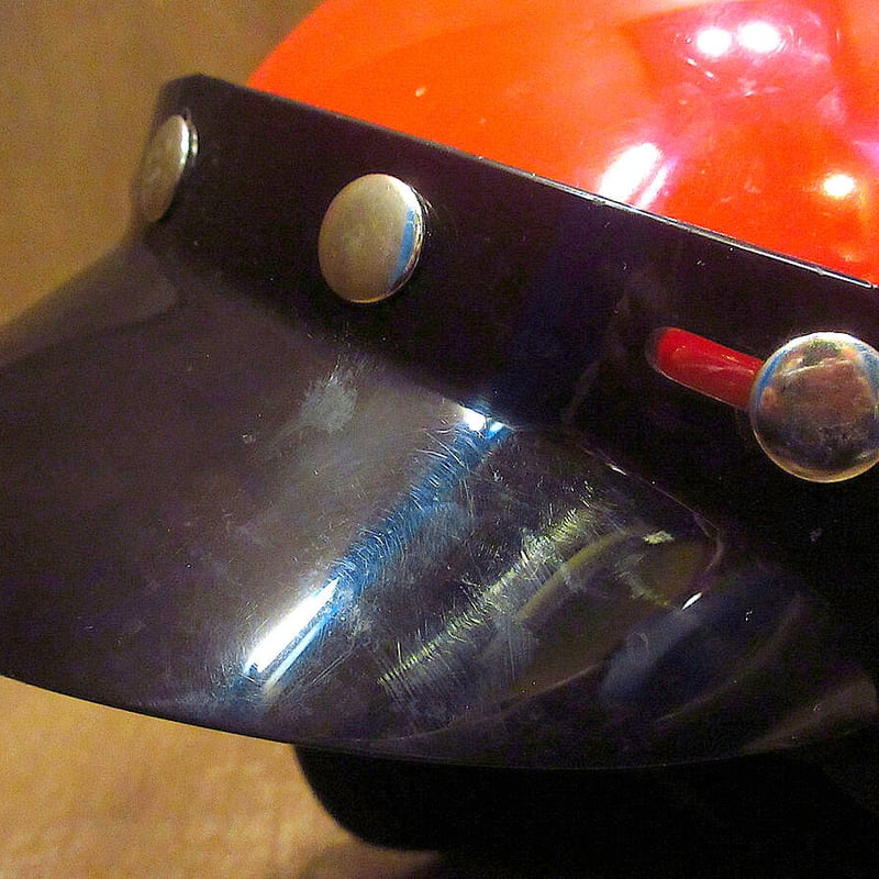 ビンテージ80's○箱付きSIMPSON バイザー付きジェットヘルメット