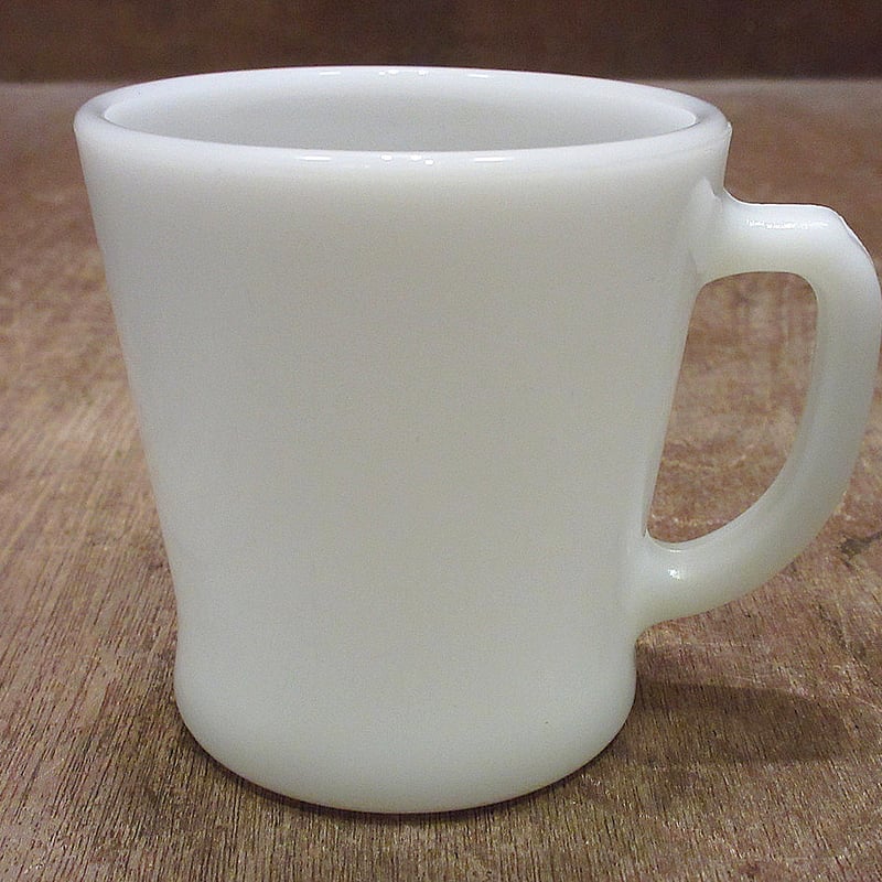 Fire King○Dハンドルマグ白○231105i5-frkファイヤーキングホワイト