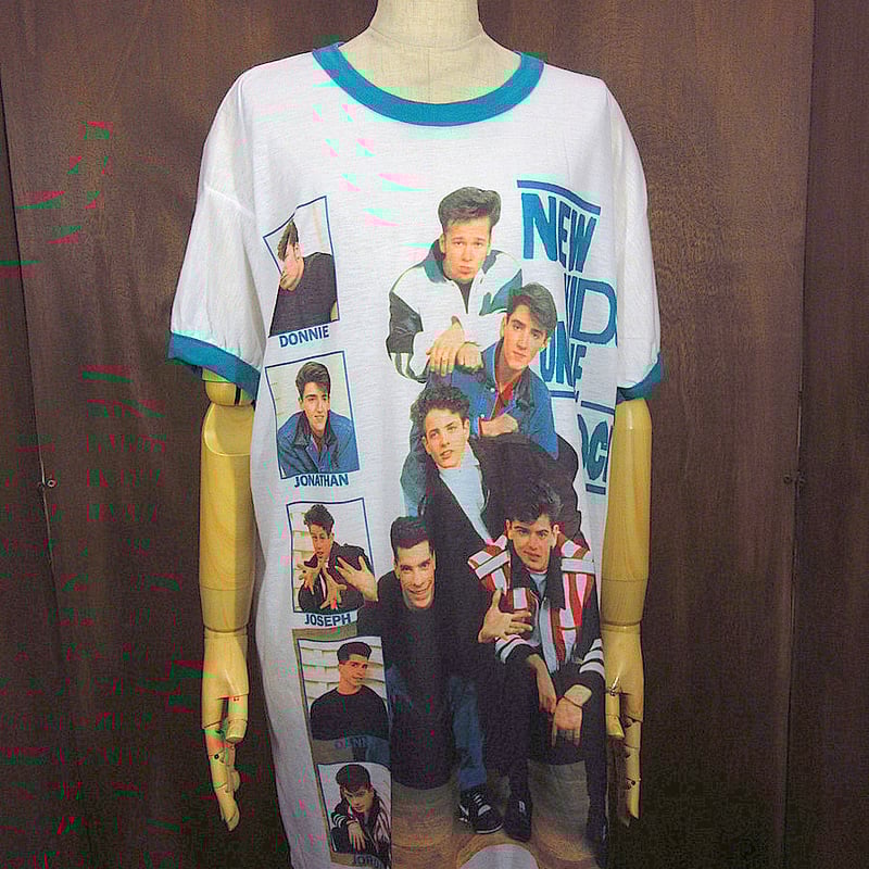 90s USA製 ニューキッズオンザブロック NKOTB Tシャツ リンガー 90s USA製 ニューキッズオンザブロック NKOTB Tシャツ リンガー