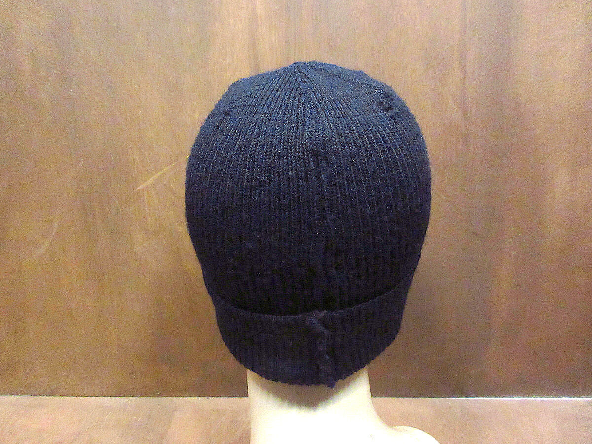 USNAVY ワッチキャップ 米軍 Vintage 1940s】アメリカ海軍 ワッチキャップ 《U.S. Navy ウール ニット