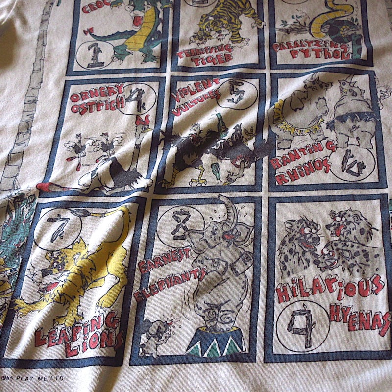 ビンテージ80's○PLAY MEプリントTシャツ白○250726j6-m-tsh-ot