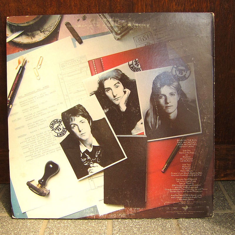 Paul McCartney & Wings○Band On The Run apple Re Paul McCartney & Wings○Band On The Run apple Re