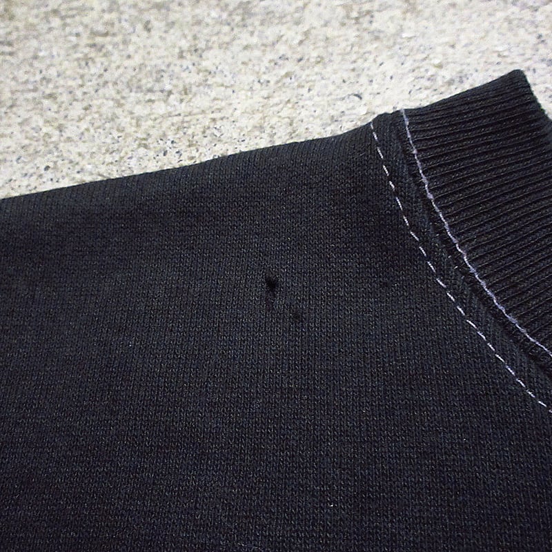 ビンテージ80's○NIKE日の丸プリントノースリーブスウェット黒