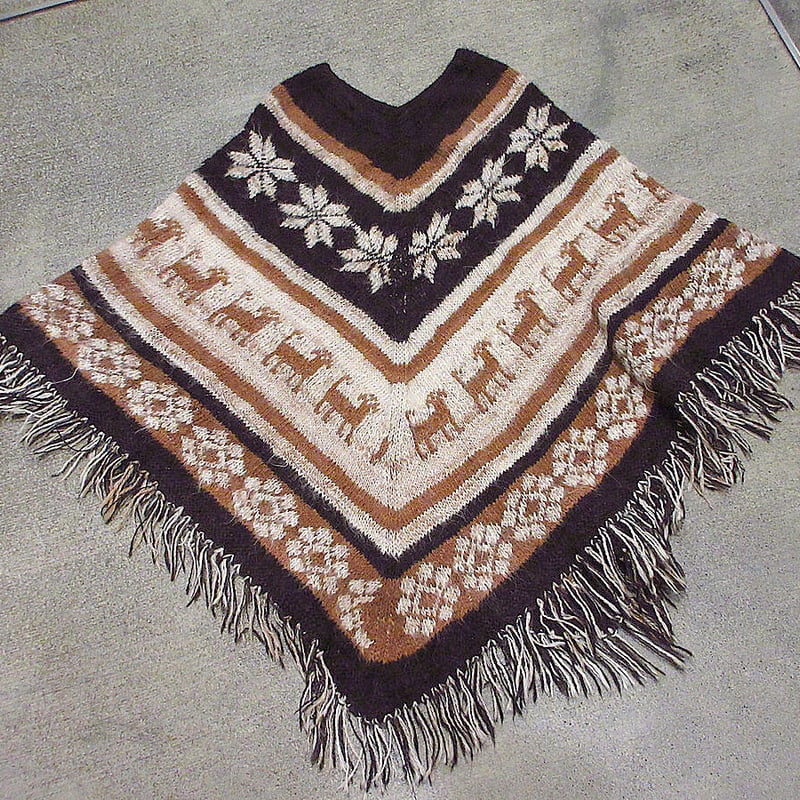 Vintage Poncho ヴィンテージポンチョ 甘く Vintage Poncho ヴィンテージポンチョ 甘く