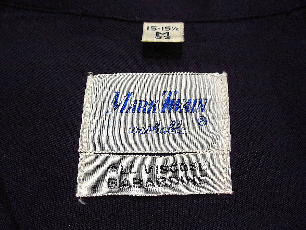 40’s MARK TWAINナイロンシャツ　ビンテージ 40's MARK TWAINナイロンシャツ ビンテージ