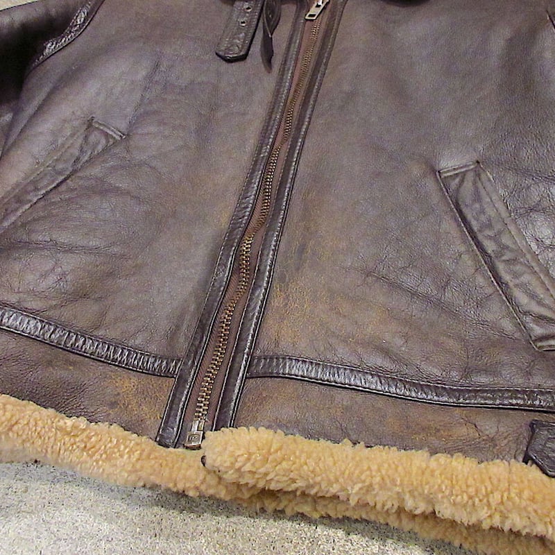 ビンテージ TERRALAM B-3タイプジャケット 古着レザージャケット