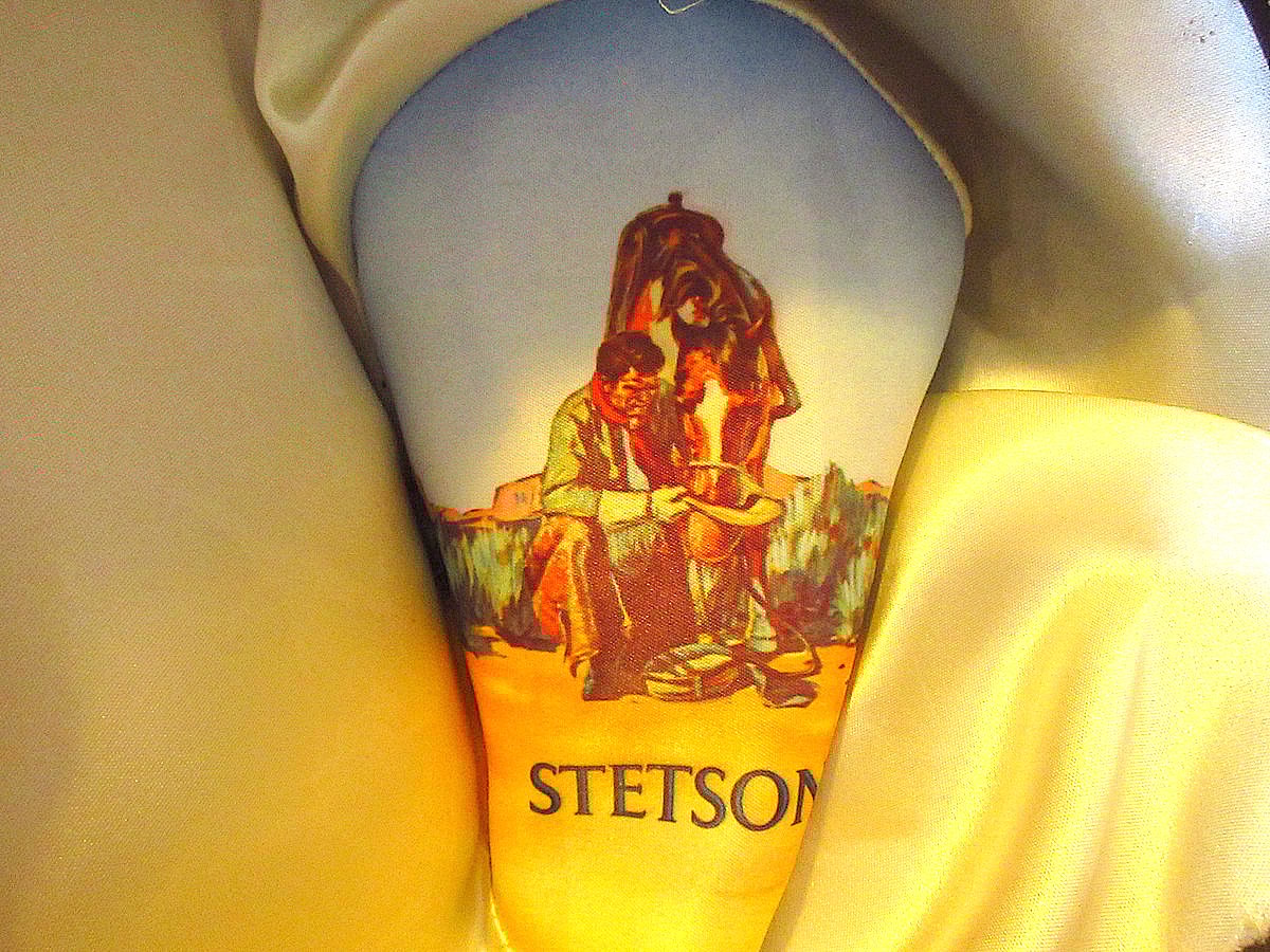 STETSON ヴィンテージ　カウボーイハット ビンテージ○STETSONカウボーイハット茶size 7 7/8○230929k6-m