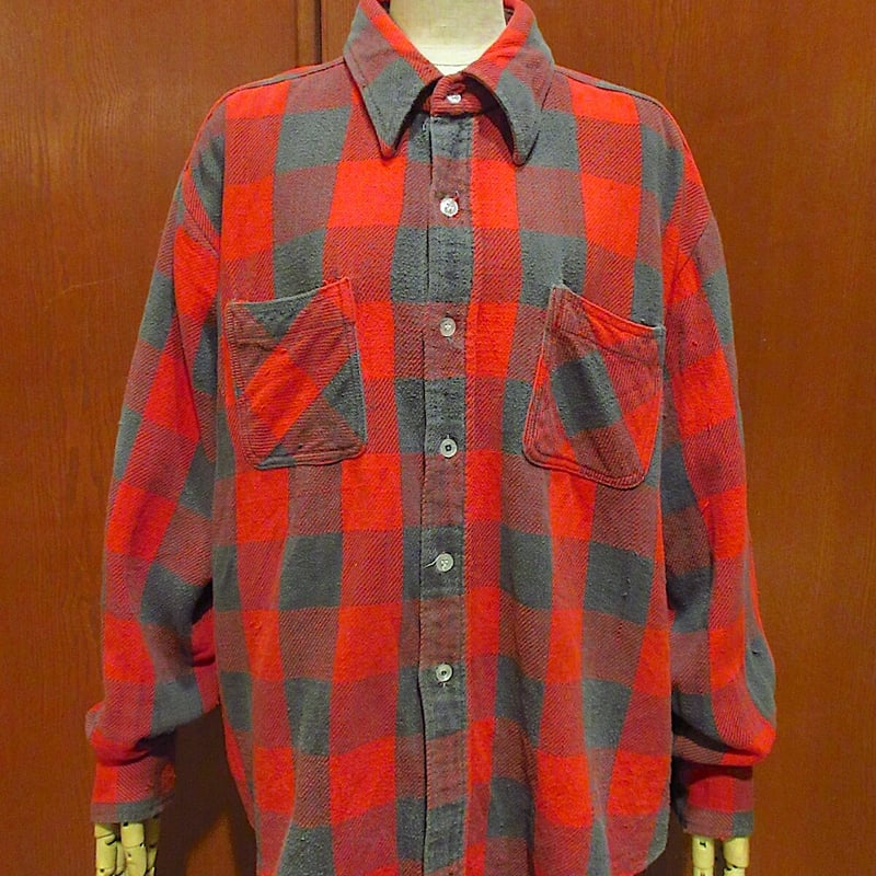 60’s 〜USAヴィンテージ woodland チェック ネルシャツ 60's 〜USAヴィンテージ woodland チェック ネルシャツ