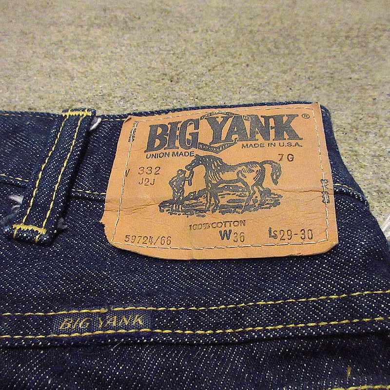 ビンテージ70's○BIG YANKフレアジーンズ濃紺W36○210612s7-m ビンテージ70's○BIG YANKフレアジーンズ濃紺W36○210612s7-m