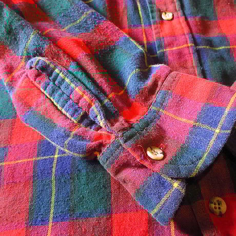 ビンテージ80’s90’s●REIチェックコットンシャツsize L●250217j3-m-lssh-nl古着1980s1990sアウトドア