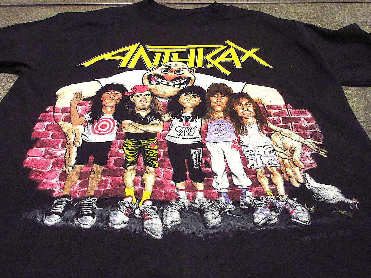 ANTHRAX STATE OF EUPHORIA Tシャツ 1986-89 ANTHRAX STATE OF EUPHORIA Tシャツ 1986-89