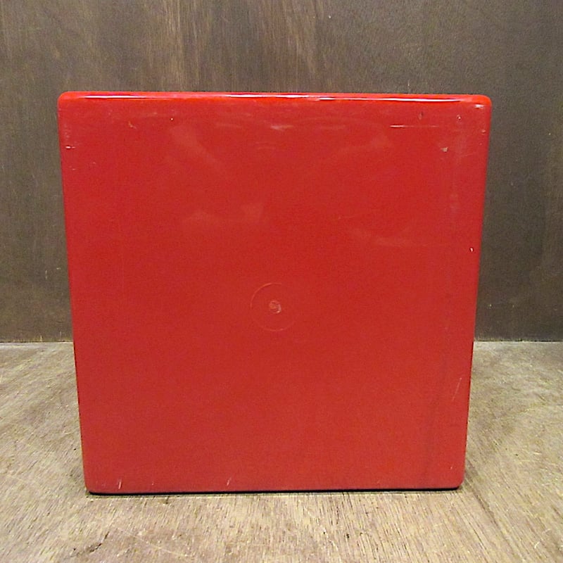 ビンテージ○InterDesignプラスチックミニボックス赤A○260331n6-bxs