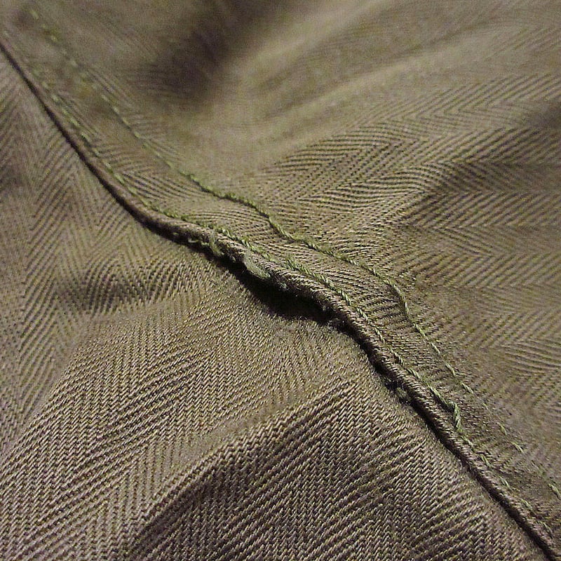 ビンテージ40's○U.S.ARMY M-43 13星ボタンHBTカーゴパンツ実寸W85cm○