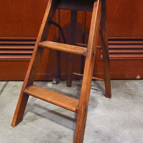 気まぐれお値下げ　　アンティーク  はしご 1_cb9850c6fe485a7f148b4f51e2cb