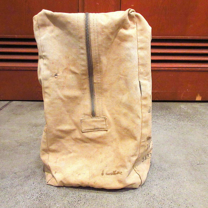 ビンテージ40's○U.S.NAVYパラシュートバッグトラベリングバッグ
