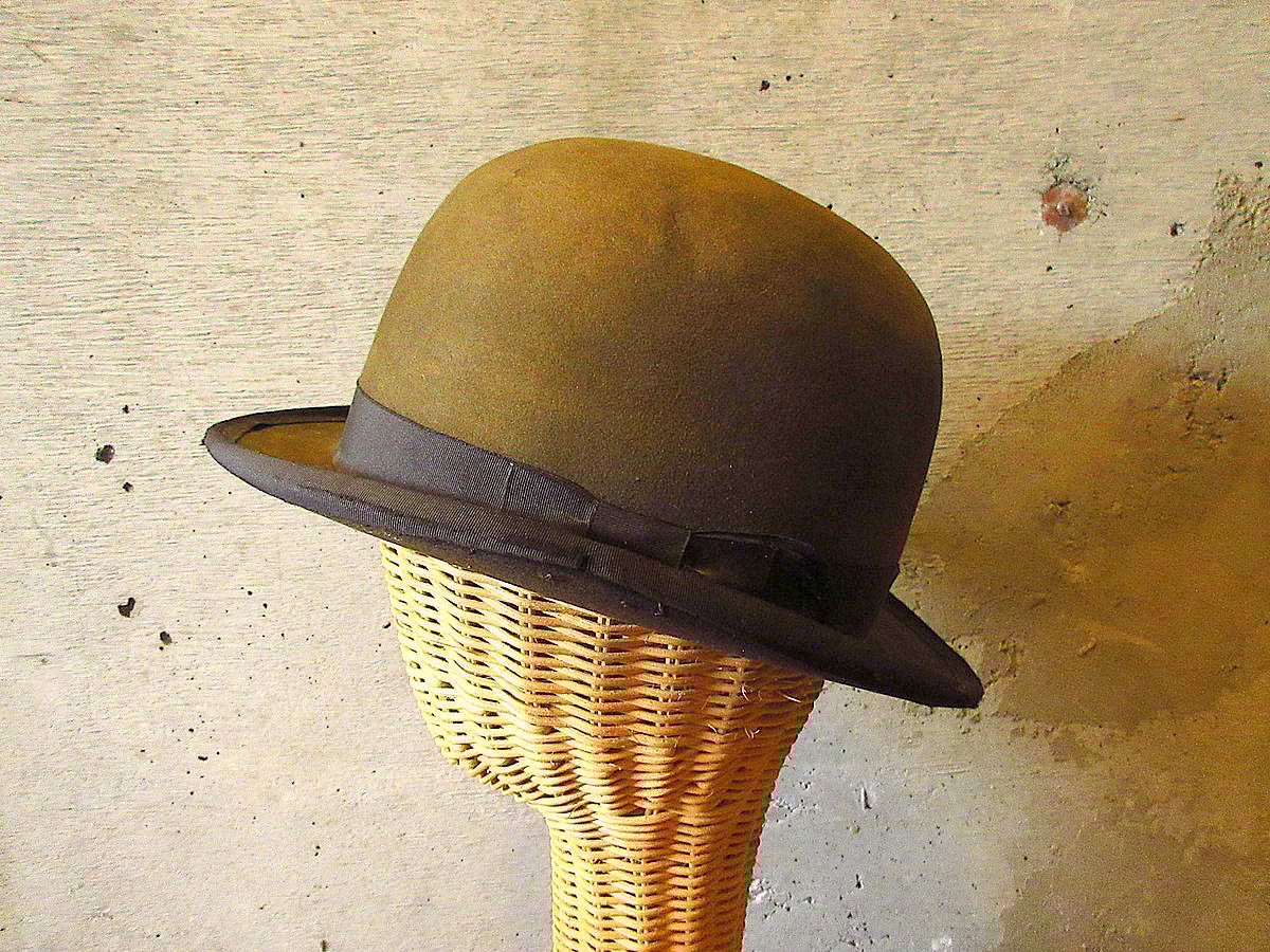 ビンテージ-20's○STETSONボーラーハットsize 7○231031k4-m-ht-f